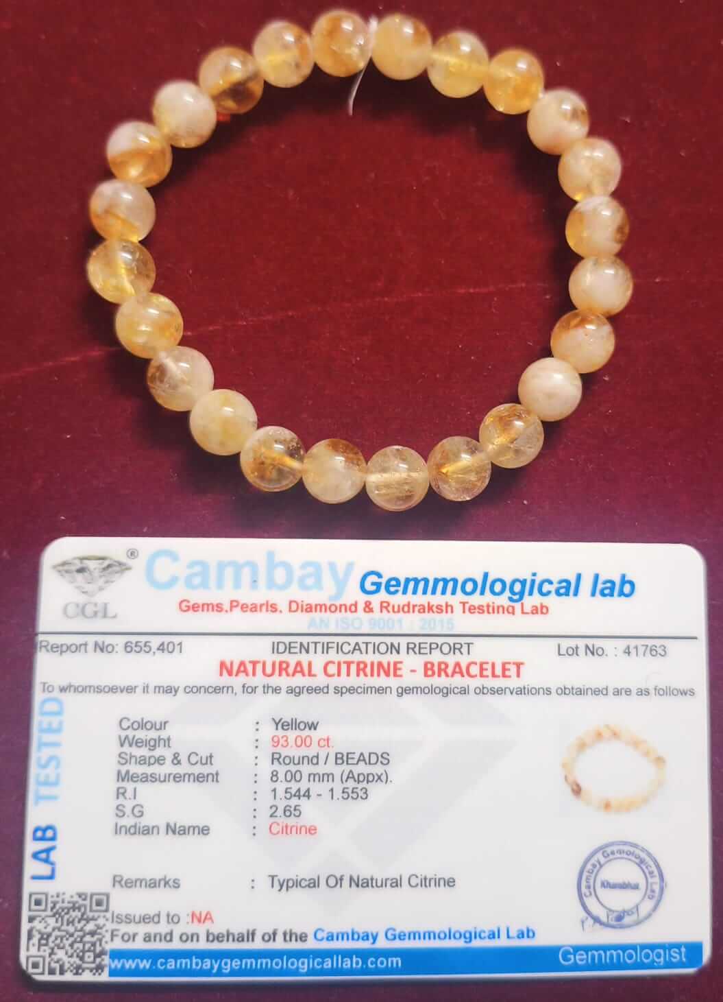 NATURAL Citrine Wealth Bracelet - Image 2
