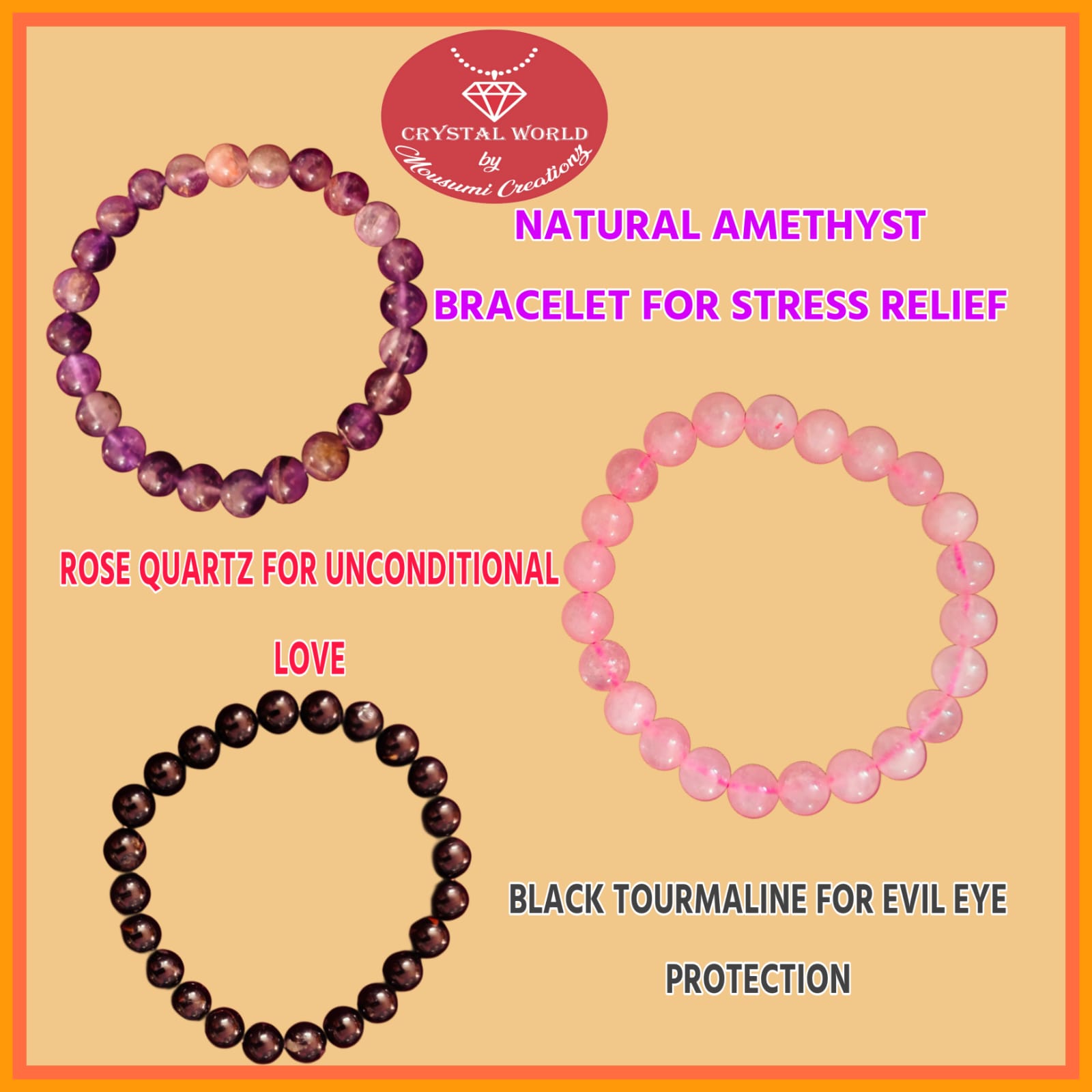 LOVE & STRESS HEALING BRACELET